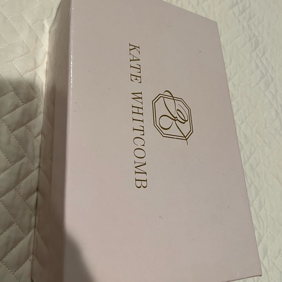 NEW Kate Whitcomb Lia Ivory Wedding Heels 🤍 3 inch lace bridal block heel ✨ - Picture 5 of 5